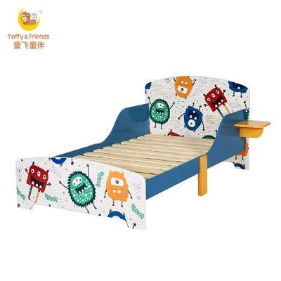 Toffy & Friends WATER PAINT wooden children bed in Monster design