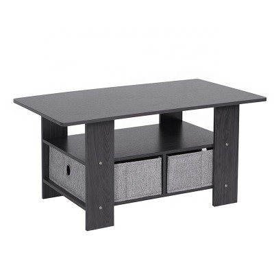 mordern wooden TV stand coffe table storage table