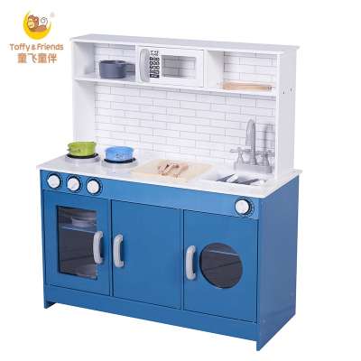 Toffy & Friends Wooden kids pretend play kitchen role play intelligence development toys