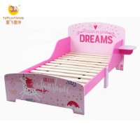 Toffy & Friends Girl Single Bed Wooden Toddler Bed in Swan Unicorn Design