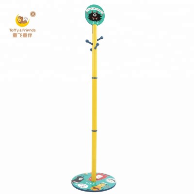 Toffy & Friends Wooden kids coat stand hat standing rack