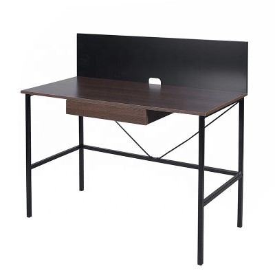 mordern wooden metal side table office table computer table desk