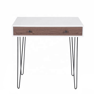 mordern wooden metal end table side table office table computer table