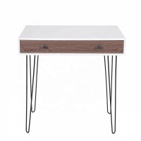 mordern wooden metal end table side table office table computer table